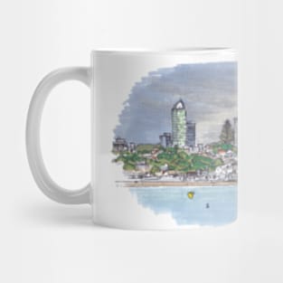 Auckland Skyline - Milford Beach Mug